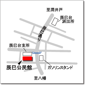 辰巳案内図