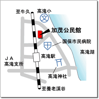 加茂案内図